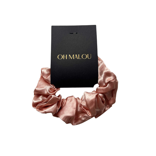 Scrunchie Champagner Rosé Satin