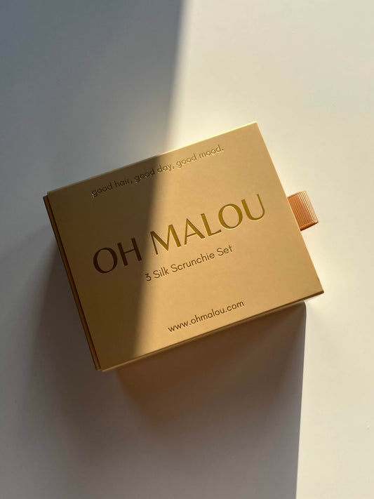 Summer glow - 3er Set Silk Scrunchies