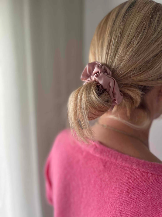 Scrunchie Rosa Silk