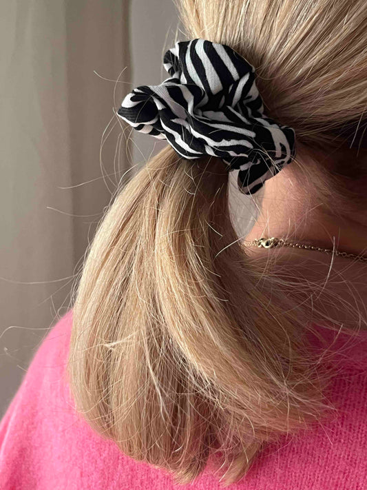 Scrunchie Zebra black