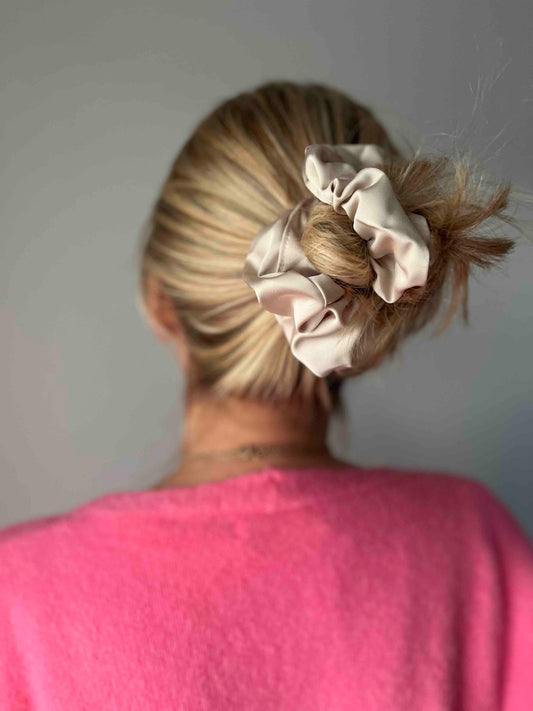 Scrunchie Champagner