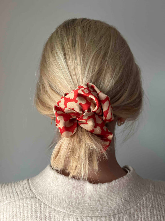 Scrunchie Orange Satin