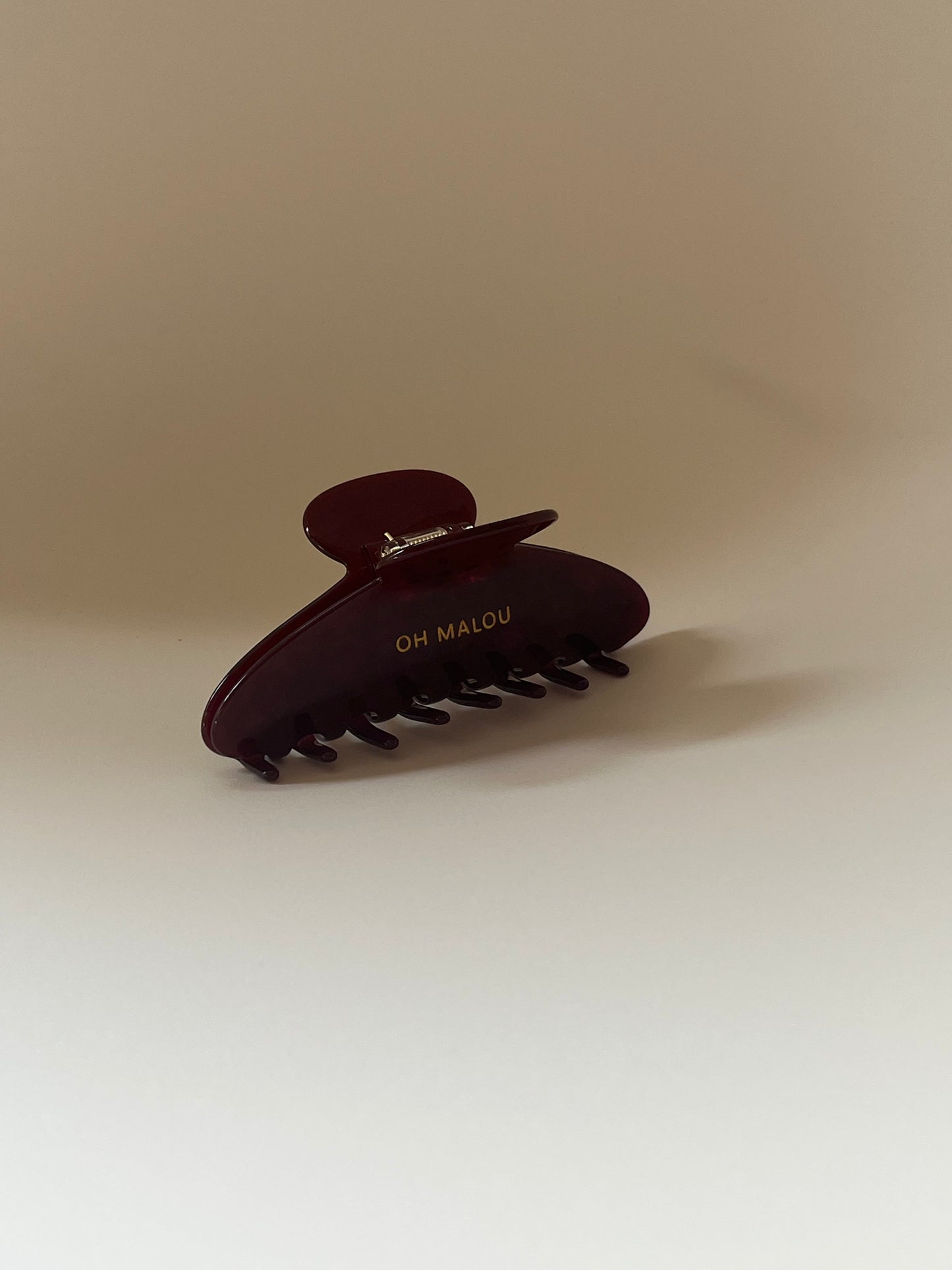 Haarklammer half-moon Rouge Noir