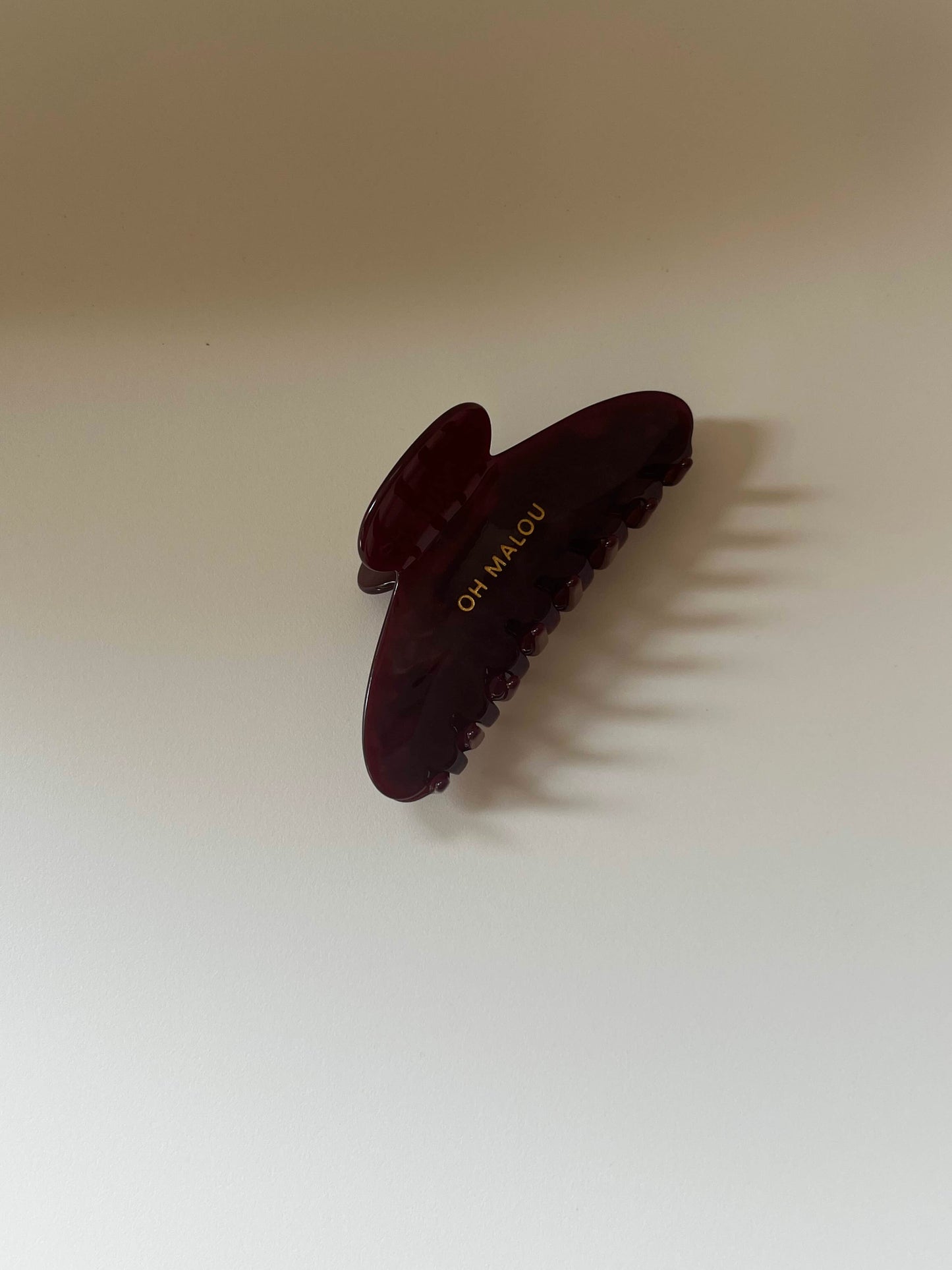 Haarklammer half-moon Rouge Noir