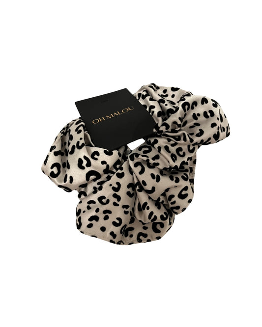 Big size Scrunchie Leo white