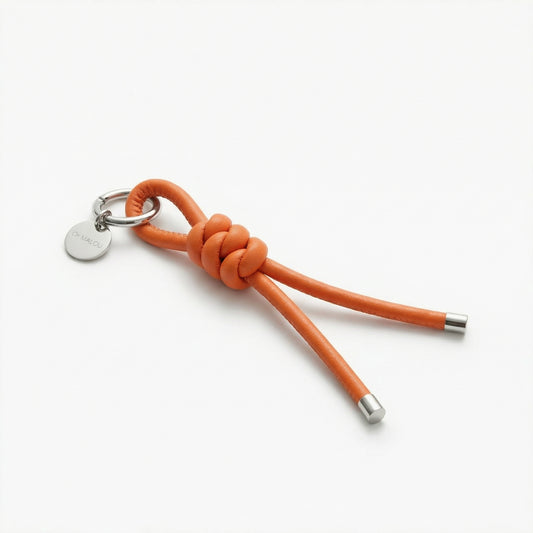 Schlüsselanhänger geflochten Amber