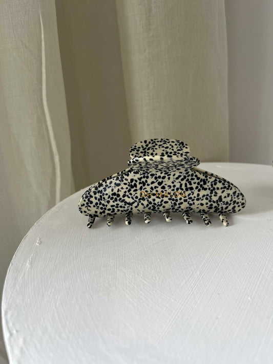 Haarklammer half-moon Dalmatiner