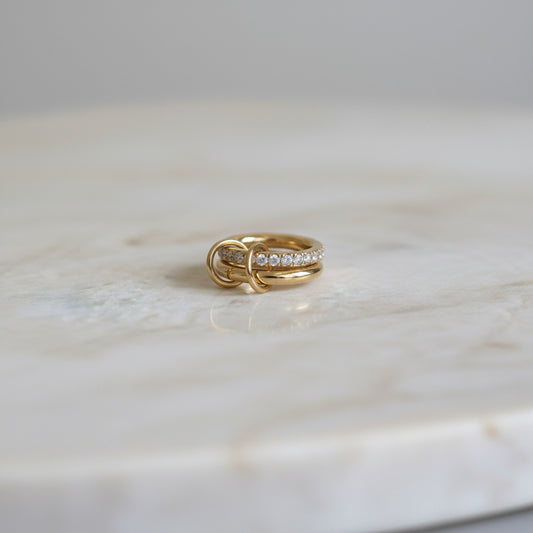 Ring double layering