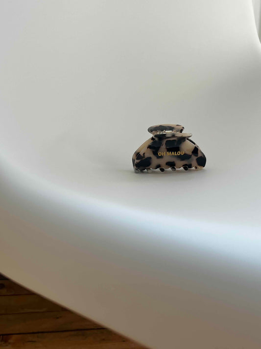 Haarklammer Milky Leo Half-moon small