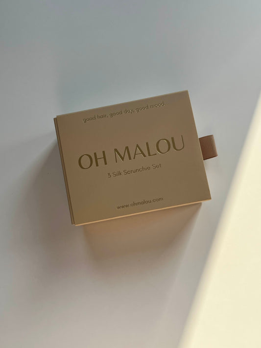 Sunset sorbet - 3er Set Silk Scrunchies